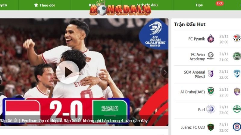 Kết quả và lịch thi đấu luôn sẵn sàng